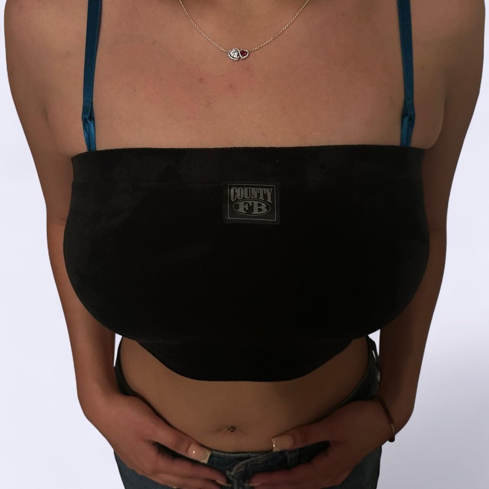 County FB Black Tube Top